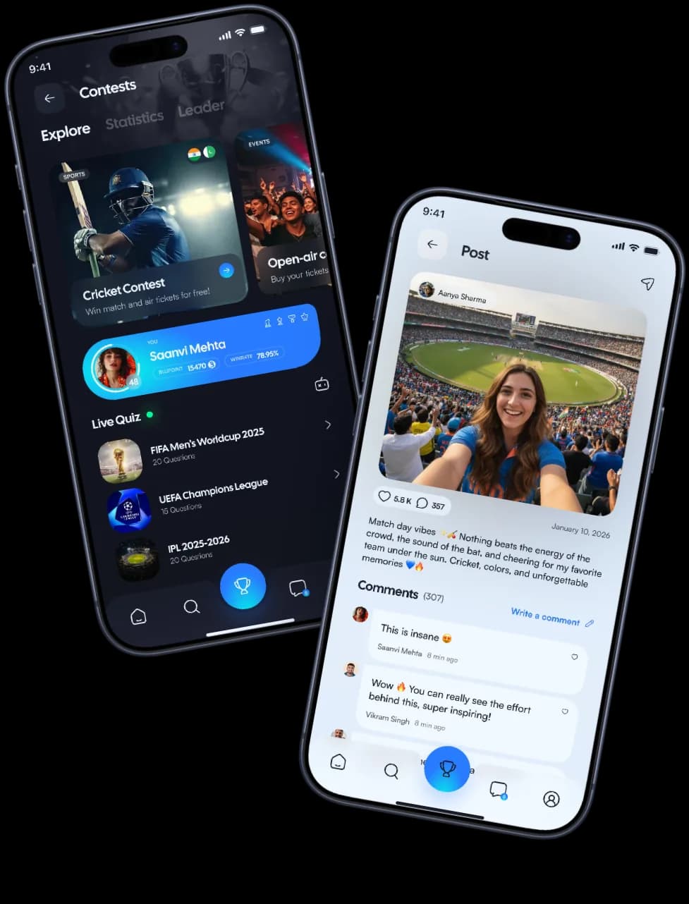 Blutik app screens